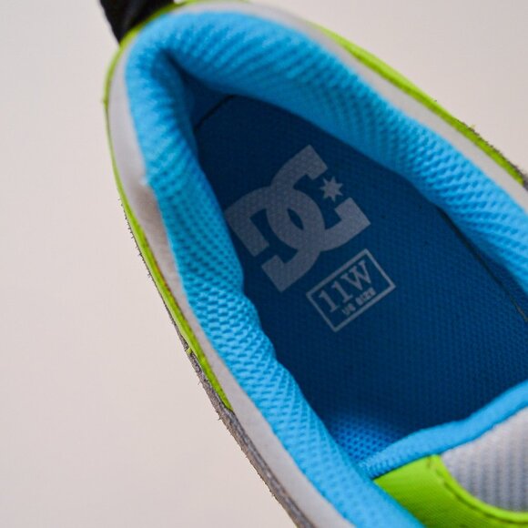 DC | GREEN/BLUE/GRAY SKATE SHOES - Picture 5 of 8
